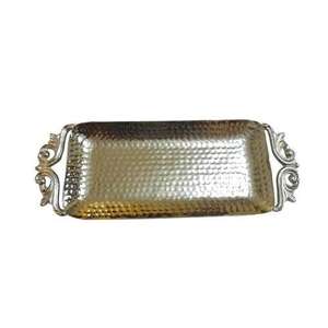 Plateau de service en métal pour aliments et desserts, finition antique, ustensile de cuisine, plateau de service pour salades et fruits, restauration - Product Image 5