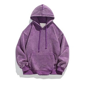 Sudaderas con capucha Vintage lavadas para hombre 2025 Sudadera con capucha básica lisa de manga larga con bolsillo Sudadera con capucha Sudaderas con capucha para hombre - Product Image 6