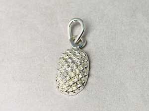 925 pendentif en argent Sterling collier pointillé conception solide belle classique or bijou pendentif à breloque en gros tout le monde cadeau - Product Image 3