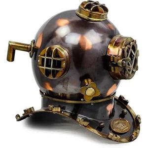 Casco de Caballero Medieval Más Vendido, Diseño Personalizado, Casco de Buceo de Latón y Cobre para Decoración del Hogar, Regalo para Escritorio de Oficina - Product Image 2