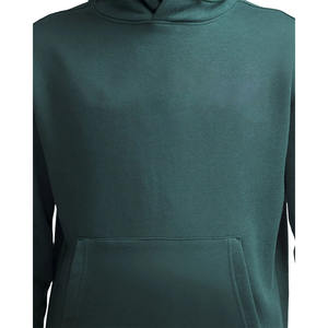 Sweat à capuche uni pour hommes réglable avec poche kangourou avant en polaire chaude à manches longues surdimensionnée coupe confortable sweats à capuche respirants - Product Image 2