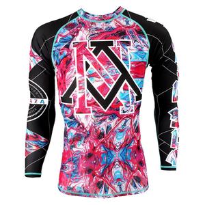 Chemise de compression à manches longues pour hommes, vêtements de sport à séchage rapide, couche de base, haut pour l'entraînement en salle de sport et MMA - Product Image 2