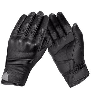 Gants d'hiver respirants en cuir pour moto, course de moto, courts, unisexes - Product Image 1