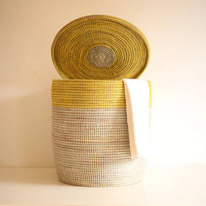 Paniers en herbe de mer pour le salon, la cuisine, le rangement, la décoration, panier en herbe de mer, panier durable en paille - Product Image 2