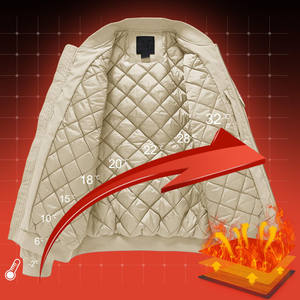 Gran oferta, chaqueta universitaria de moda de invierno para hombre de alta calidad, ropa acolchada de algodón informal personalizada con chaqueta con cremallera para hombre - Product Image 3