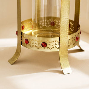Portavelas de Metal Dorado con Diseño de Corona, Estilo Huracán, para Decoración de Ramadán, Centro de Mesa, Último Modelo 2026 - Product Image 4