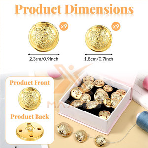 กระดุมเหล็กสำหรับชุดพิธีการที่ดีที่สุด กระดุมเหล็กสำหรับชุดพิธีการระดับมืออาชีพ - Product Image 6