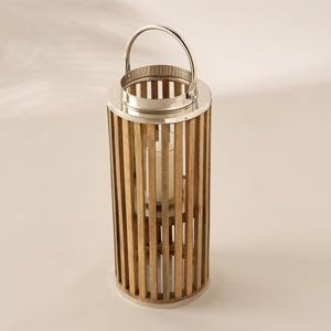 Linterna grave de aluminio con motivo de hojas Colores personalizados Decoración interior y exterior para el hogar y el jardín Diseño clásico relámpago - Product Image 5