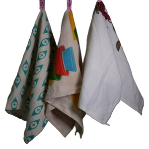 Serviette de cuisine en coton biologique 100% promotionnelle, couleur unie, douce, élégante, jetable, séchage rapide, écologique, imperméable - Product Image 5