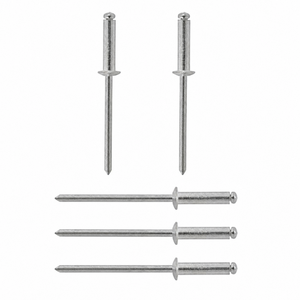 Remache de resorte de extremo abierto de hierro y aluminio de alta calidad con embalaje personalizado, diámetro de cabeza de 3/8, precio de fábrica - Product Image 1