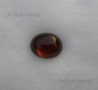 Grenat Naturel Cabochon Ovale Dos Plat Rouge Forme à Facettes Pierres Semi Pierres Lâches Facettes Jaipur Fabricant 2x4 à 12x16mm