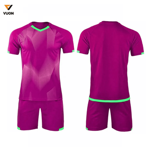 Camiseta de fútbol deportiva personalizada para hombre, conjunto de uniforme de fútbol, kit completo de poliéster transpirable con logotipo impreso - Product Image 3