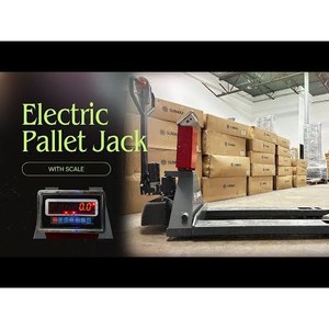 Transpallet Elettrico Pt4400w con Capacità di 4400 Libbre, Bilancia Integrata, Ruote in Poliuretano, 5 Ore di Autonomia, 2 Tonnellate - Product Image 4