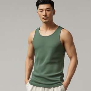 Mens Summer Casual Tank <b>Top</b> Muscle Fit Athletic Gym Workout <b>Sleeveless</b> Tee Breathable Quick Dry Sport Vest Fashion - Product Image 5