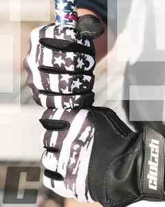 Guantes de bateo de béisbol de cuero personalizados Pro Grip, ligero y duradero para hombres, mujeres, tallas para jóvenes - Product Image 2