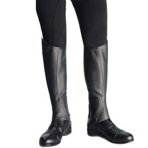 Nouvel arrivage Demi-chaps d'équitation en cuir pur tout usage pour adultes de qualité supérieure style anglais Prix de gros Entretien OEM - Product Image 5