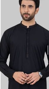Últimos diseños de 100% conjuntos Kurta de algodón de calidad para los hombres disponibles para la venta en colores personalizados y diseños en gran cantidad - Product Image 3