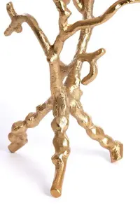 Nueva decoración de diseñador con 5 velas unidas con oro Nuevo diseño de soporte único Portavelas elegante - Product Image 6