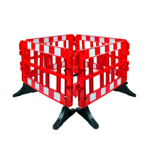 เสากั้นนิรภัยสีแดง วัสดุพีวีซีพลาสติก - Product Image 3