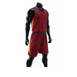 Maillots de basket-ball personnalisés hommes ensembles d'uniformes de basket-ball maillot professionnel chemises de basket-ball respirantes à séchage rapide - Product Image 5