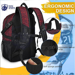 Sac de basketball intérieur/extérieur personnalisé avec logo imprimé, respirant, léger, confortable, meilleur fournisseur, best-seller, prix raisonnable - Product Image 4