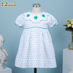 Vestido de Algodón 100% con Estampado 3D de Rayas Rosadas Claras para Niñas, Diseño de San Valentín, ODM, BB3474 - Product Image 2