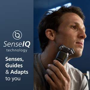 Rasoir électrique intelligent à détection humide et sèche, système Lift & Cut avec tondeuse escamotable, étanche IPX7 pour le visage et le corps - Product Image 6