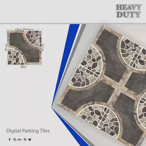 กระเบื้องที่จอดรถแบบดิจิตอลพอร์ซเลนสำหรับงานหนักกลางแจ้งราคาถูกขนาด400x400มม. 40x40ซม. 16x16นิ้วตัวเลือกเซรามิก - Product Image 6