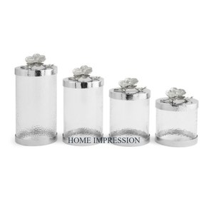 Nuevo patrón texturte superficie botes calidad de lujo Metal Color hecho a mano al por mayor Mesa cocina Almacenamiento de indio - Product Image 4