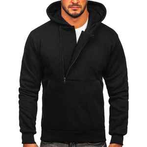Sudadera con Capucha de Forro Polar Grueso con Doble Cremallera y Logotipo Personalizado, Transpirable y de Secado Rápido, al por Mayor - Product Image 5