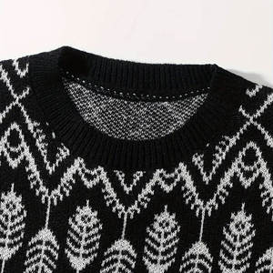 Nouveau design, prix de gros, pull d'hiver respirant avec logo personnalisé à l'avant, tricoté pour hommes, pull à séchage rapide anti-boulochage - Product Image 3