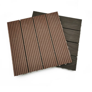 Wpc decking Pavimento Design Moderno Antiscivolo <span class=keywords><strong>per</strong></span> Esterni WPC Piastrelle <span class=keywords><strong>per</strong></span> Decking Interloccanti <span class=keywords><strong>Mattonelle</strong></span> Spazzate Tecnica <span class=keywords><strong>per</strong></span> <span class=keywords><strong>il</strong></span> <span class=keywords><strong>Giardino</strong></span> Pavimento