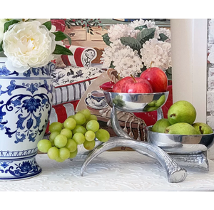 ชามอลูมิเนียมรูปเขากวางสำหรับตกแต่งโต๊ะงานแต่งงานที่ไม่เหมือนใครชามเสิร์ฟผลไม้แห้งสำหรับตกแต่งโต๊ะอาหารในบ้านห้องครัว - Product Image 5