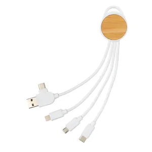 Gadget USB Promozionale Sostenibile 6-in-1 con Cavo Riciclato Ontario - Product Image 5