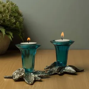 Khajur Design Decorative <b>Candle</b> Holder Iron Metal <b>Tea</b> <b>Light</b> - Product Image 5