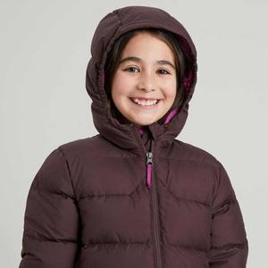 2025 personnalisé enfants luxe haute qualité Nylon doudoune respirant imperméable vêtements d'hiver fermeture à glissière Style décontracté à capuche - Product Image 5