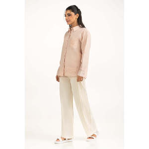 เสื้อเชิ้ตผ้าลินินลำลองสำหรับฤดูใบไม้ผลิ/ฤดูร้อน ทรงปกติ ดีไซน์เรียบง่ายทันสมัย WM-CS-SS25-415 - Product Image 5