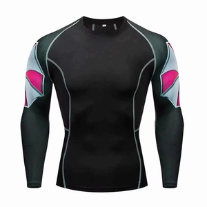 OEM ODM <b>White</b> Belt Ranked BJJ Rash Guard Men's Short long MMA <b>Compression</b> <b>Shirt</b> Jiu Jitsu No-Gi Grappling Training Wear - Product Image 1