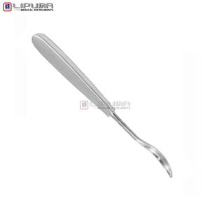 Conductores de ligadura hueca SCHMIEDEN, sonda de guía quirúrgica ligeramente curvada de 19cm, instrumentos médicos alemanes de acero inoxidable - Product Image 3