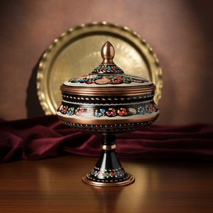 Azucarero Pequeño Comercial de Cerámica y Metal para Restaurantes y Cocina, Erzincan - Product Image 4