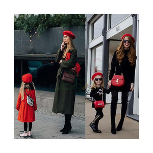 Boina Francesa de Poliéster para Mujer, Gorro de Punto Elegante, Elástico, Clásico, Suave, Cálido y Estilizado para las Cuatro Estaciones - Product Image 3