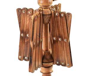 Enrollador rápido de hilo de madera Paraguas Mesa Tejer ganchillo Centro Tirar enrollador de bolas de madera - Product Image 3