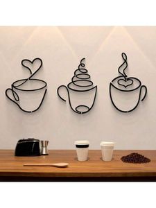 Décoration murale en métal élégante et artistique pour espaces de vie modernes, idéale pour la maison et le bureau - Product Image 6