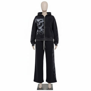 ชุดวอร์ม100% ผ้าฟลีซสำหรับใส่สบายๆหรือสวมใส่บนถนนใช้ได้ทั้งชายและหญิง - Product Image 4