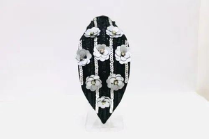 Designer <b>Women's</b> & Kids' Luxury Fabric Hair Accessories Wholesale Classic Brand Flower Design <b>Headbands</b> Fashion Style - Product Image 5