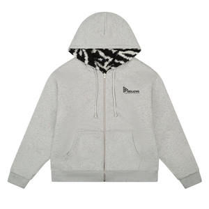 New Winter Trending Stylish Reversible <b>Men</b> <b>Zipper</b> <b>Hoodie</b> Custom Design Breathable Heavyweight GSM Fabric <b>Men</b> <b>Hoodie</b> - Product Image 1
