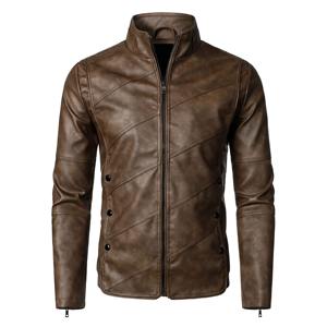 Veste en cuir pour homme, vente chaude, nouvelle mode, veste en cuir pour homme, veste en cuir coupe-vent pour homme, veste pour homme - Product Image 1