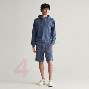 Sudadera con Capucha Desteñida por el Sol para Hombre, 400GSM, 100% Algodón, Sudadera Informal Moderna, Proveedor de Fábrica de Ropa con Etiqueta Privada Personalizada OEM - Product Image 4