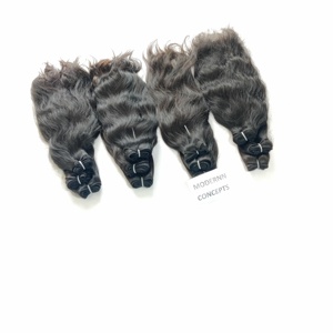 Extensions de cheveux humains indiens 100% vierges bruts, double trame, cuticules alignées, naturellement ondulées, Deep Wave, lots lâches - Product Image 5