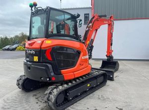 Excavatrice Kubota U55-5 d'occasion, machine de 2 tonnes, mini-excavatrice sur chenilles avec moteur Laidong, pompe hydraulique Eaton, boîte de vitesses à vendre - Product Image 6